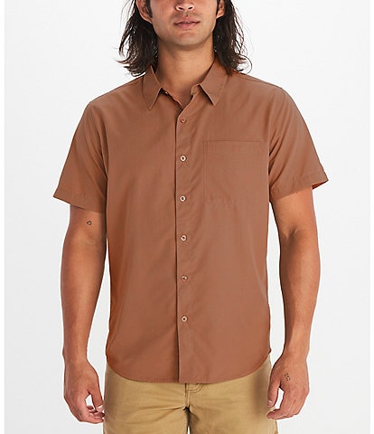 Marmot Aerobora Solid Short Sleeve Woven Shirt