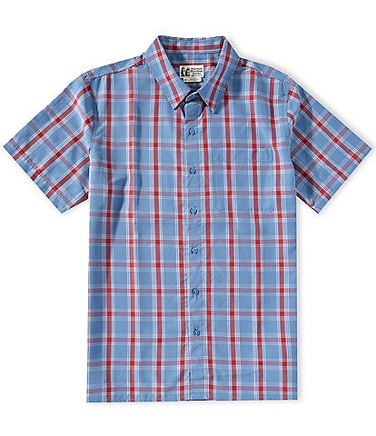 Marmot Eldridge Plaid Check Short Sleeve Woven Shirt