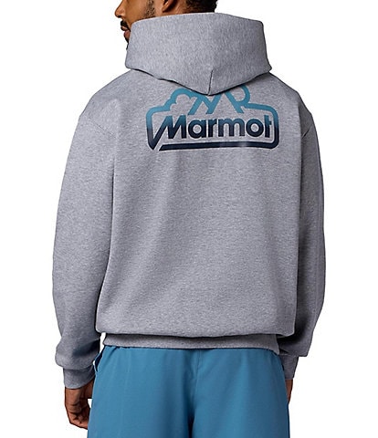 Marmot For Life Graphic Logo Fleece Hoodie