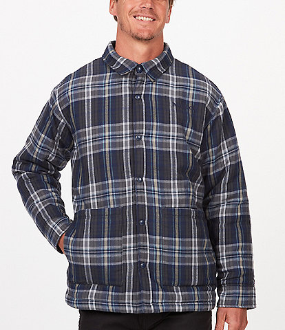 VINTAGE Polo Sport Ralph Lauren plaid jacket golf tartan fleece lined track