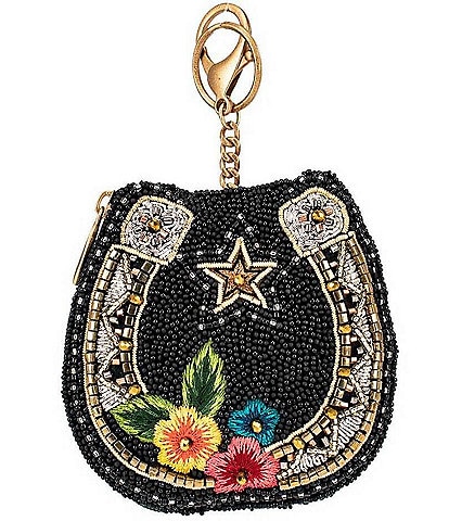 Mary Frances Good Luck Horse Shoe Novelty Clip-On Coin Purse