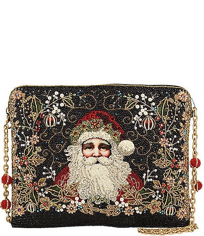 Mary Frances Holiday Magic Beaded Rhinestoned Crossbody Bag