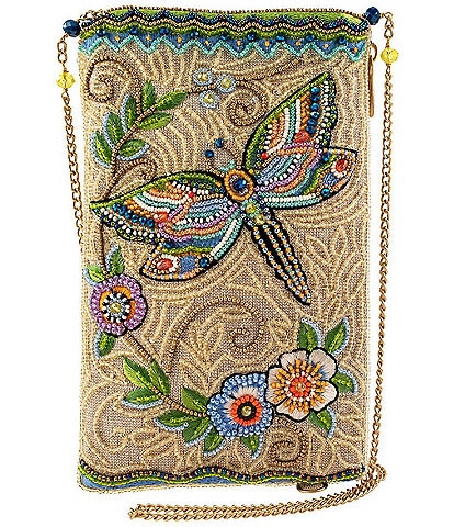 Mary Frances Soaring Spirit Crossbody Beaded Phone Bag