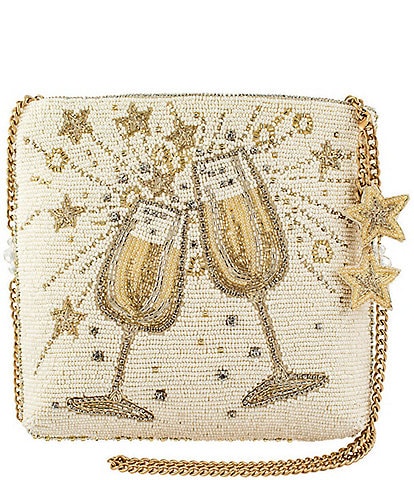 Mary Frances Toast Of The Town Beaded Crossbody Bag