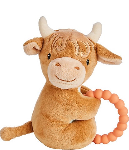 Mary Meyer Hetty Highland Cow Teether Rattle