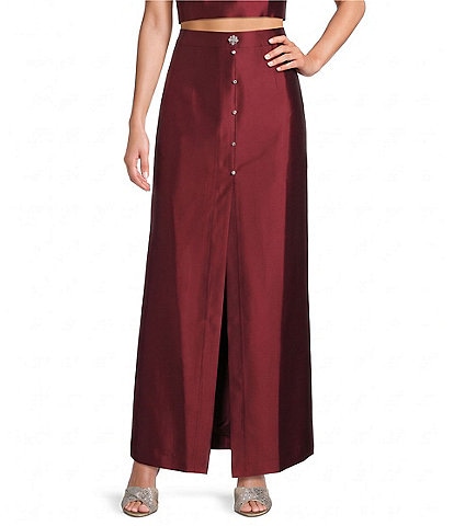Mason's Daughter Leighton Button Front Pencil Skirt