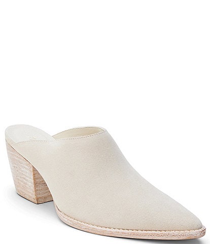 Matisse Cammy Suede Pointed Toe Western Mules