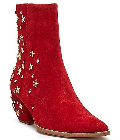 Matisse Caty Suede Star Studded Western Booties