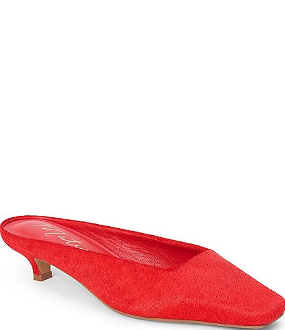 Matisse Classy Suede Kitten Heel Mules