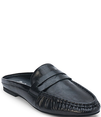 Matisse Porta Leather Penny Loafer Mules