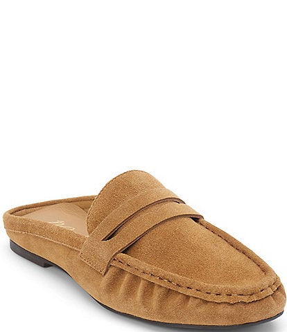 Matisse Porta Suede Penny Loafer Mules