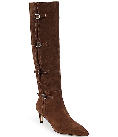 Matisse Priscilla Suede Kitten Heel Tall Boots