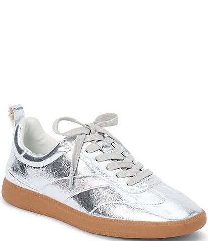 Matisse Wylder Crinkle Metallic Low-Top Sneakers