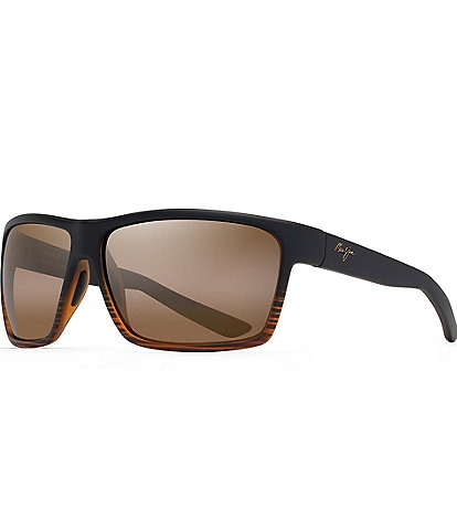 Maui Jim Alenuihaha PolarizedPlus2® Wrap 64mm Sunglasses