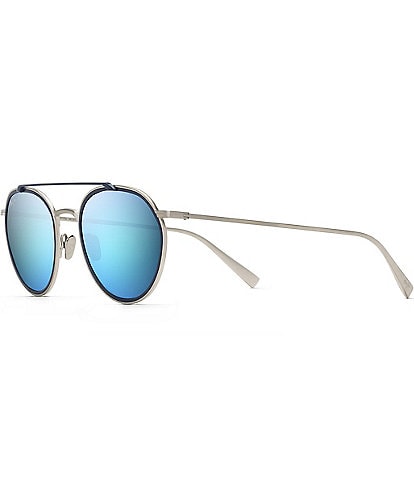 Maui Jim Bowline PolarizedPlus2® Round Fashion 53mm Sunglasses
