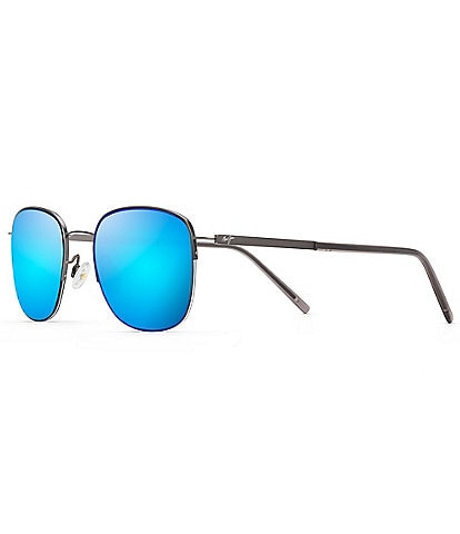 Maui Jim Crater Rim PolarizedPlus2® Square 52mm Sunglasses