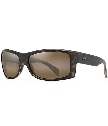 Maui Jim Equator PolarizedPlus2® Wrap 64.5mm Sunglasses