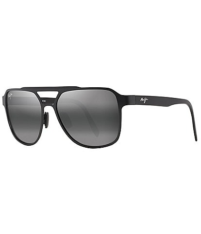 Maui Jim Men's 2nd Reef PolarizedPlus2® 59mm Aviator Sunglasses
