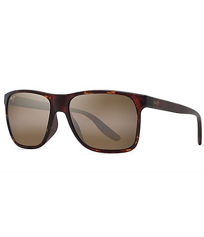 Maui Jim Men's Pailolo PolarizedPlus2® 58.5mm Tortoise Rectangle Sunglasses