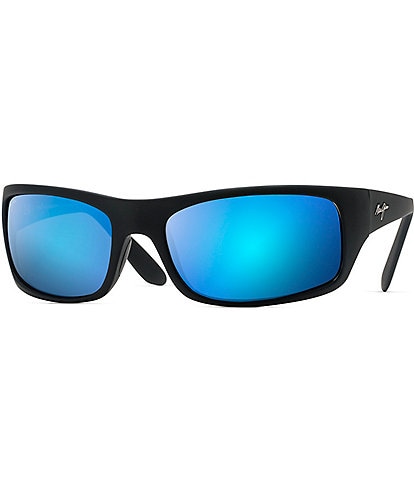 Maui Jim Peahi PolarizedPlus2® Wrap 65mm Sunglasses