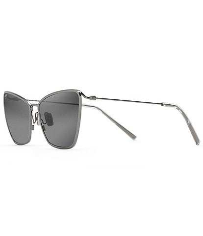 Maui Jim Puakenikeni PolarizedPlus2® Cat Eye 61mm Sunglasses