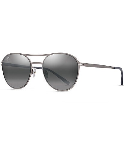 Maui Jim Unisex Half Moon PolarizedPlus2® 52mm Round Sunglasses