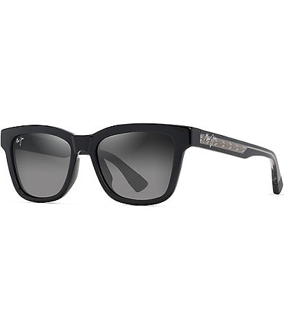 Maui Jim Unisex Hanohano PolarizedPlus2®52mm Square Sunglasses