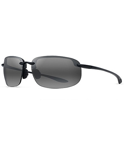 Maui Jim Unisex Ho'okipa XL PolarizedPlus2® 67mm Oval Sunglasses