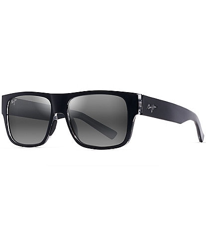Maui Jim Unisex Keahi PolarizedPlus2® 56mm Rectangle Sunglasses