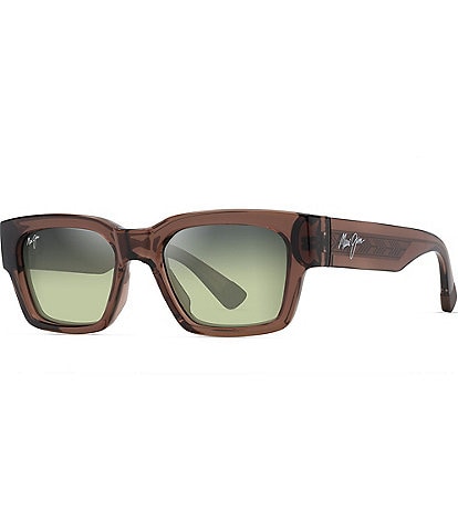 Maui Jim Unisex Kenui PolarizedPlus2®53mm Rectangle Sunglasses