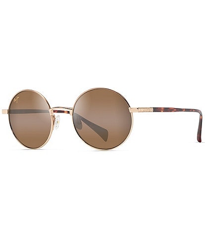 Maui Jim Unisex Mokupuni PolarizedPlus2® 52mm Round Sunglasses