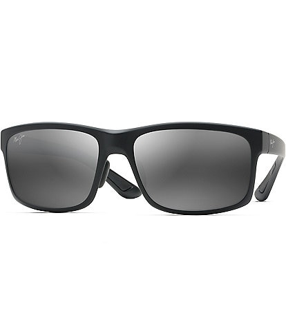 Maui Jim Unisex Pokowai Arch PolarizedPlus2® Matte Rectangular 58mm Sunglasses