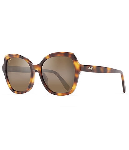 Maui Jim Women's Mamane 55mm Butterfly Polarized Sunglasses