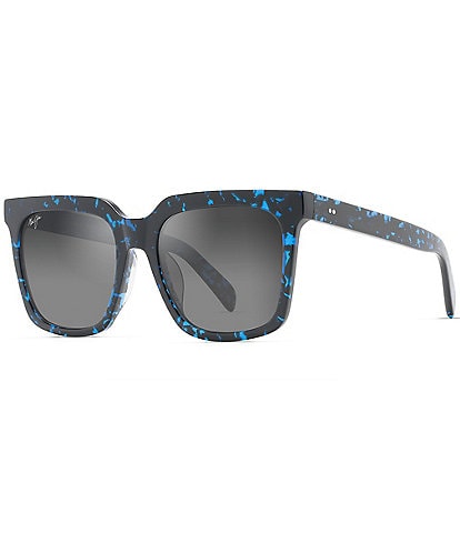 Maui Jim Women's Rooftops PolarizedPlus2® 54mm Tortoise Square Sunglasses