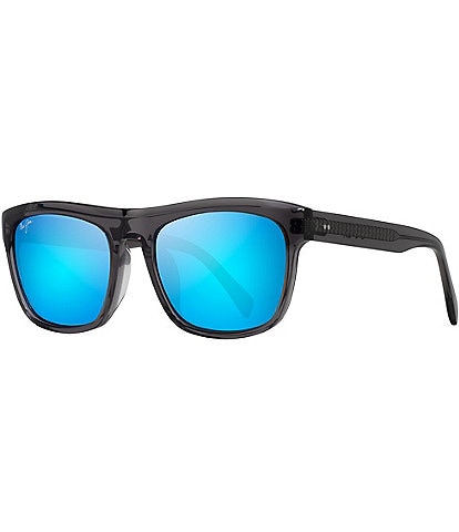 Maui Jim Women's S-Turns 56mm Rectangular Polarized Sunglasses