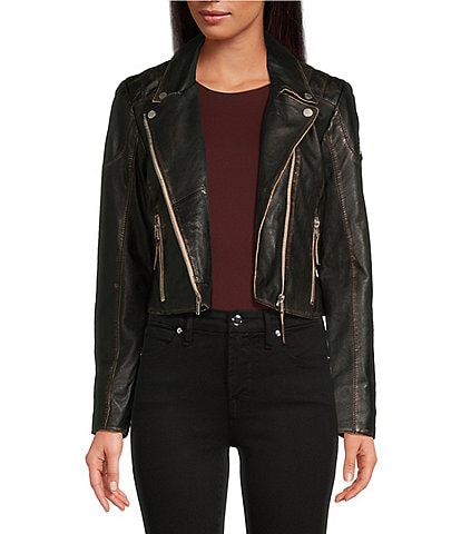 women leather jackets Women s Clothing Dillard s