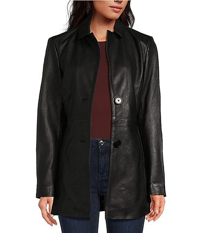 women leather jackets Women s Clothing Dillard s