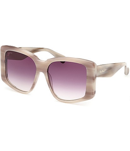 MaxMara Women's Glimpse6 57mm Mirrored Round Sunglasses