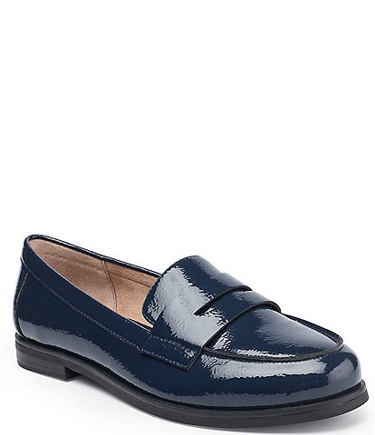 Me Too Bryson Crinkle Patent Penny Loafers