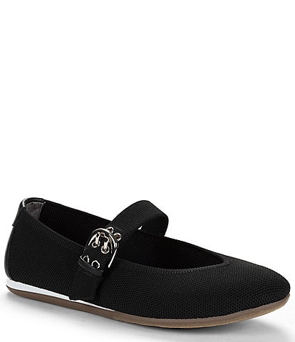 Me Too Vessie Stretch Knit Mary Jane Flats