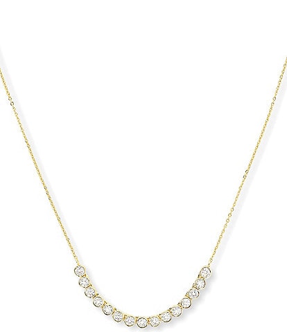 Melinda Maria Baroness Tennis Chain Collar Necklace