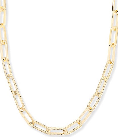 Melinda Maria Carrie Pave Chain Necklace