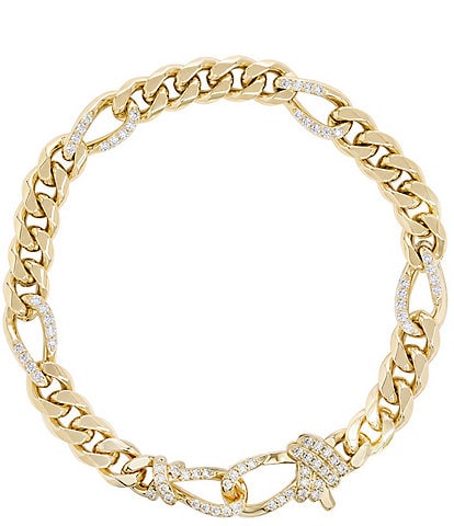 Melinda Maria Knot Figaro Chain Bracelet