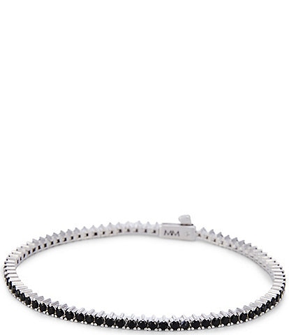 Melinda Maria Not Your Basic Tennis Line Bracelet