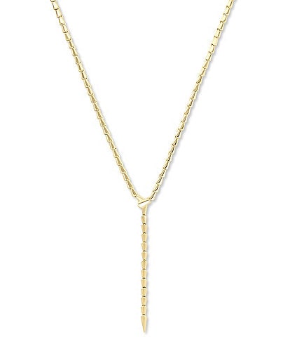 Melinda Maria Serpent Lariat Necklace