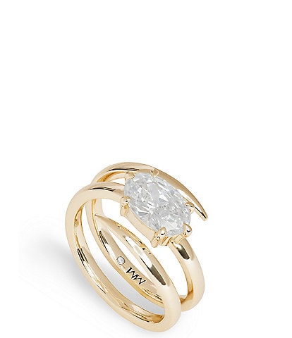 Melinda Maria She's On Point Lasso Ring