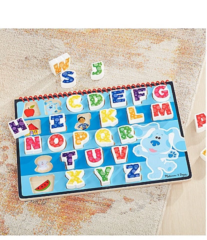 Melissa & Doug Blues Clues & You! Wooden Chunky Puzzle - Alphabet