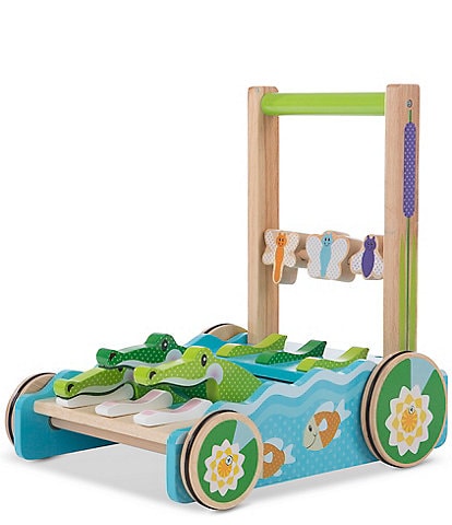 Melissa & Doug First Play Chomp And Clack Alligator Push Toy