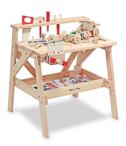 Melissa & Doug Wooden Project Solid Wood Workbench