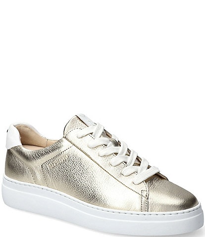 Mephisto Dotty Leather Lace-up Sneakers